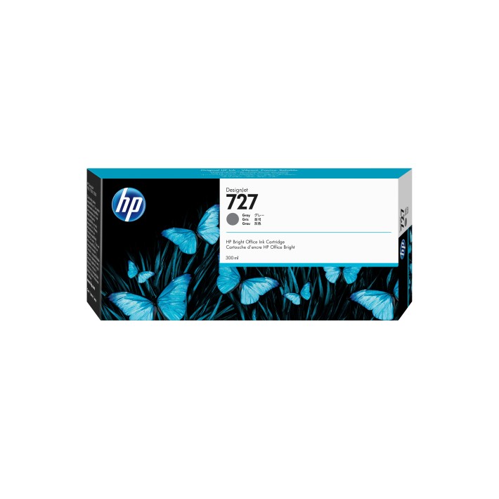 HP Cartuccia inchiostro grigio DesignJet 727, 300 ml