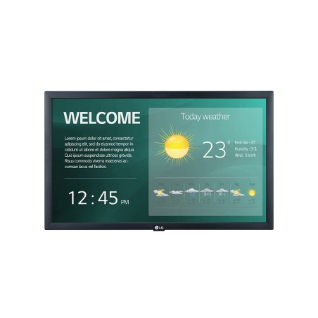 LG 22SM3G-B visualizzatore di messaggi Pannello piatto per segnaletica digitale 54,6 cm (21.5") IPS Wi-Fi 250 cd/m² Full HD 