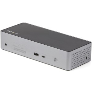 StarTech.com Docking Station USB C - Quad Monitor DisplayPort/HDMI 4K 60Hz - Dock USB Type C Multi HDMI/DP, Power Delivery 100W
