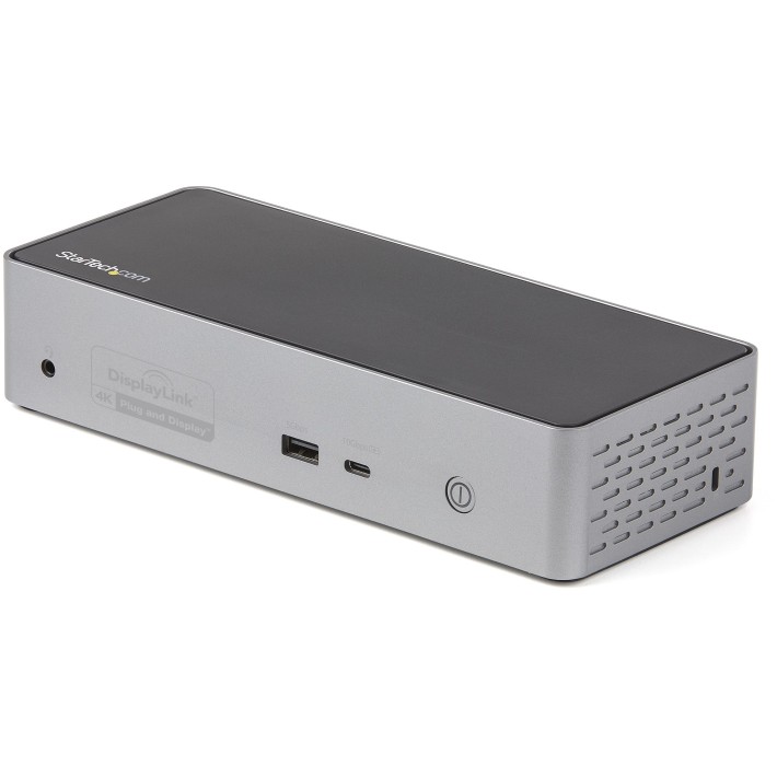 StarTech.com Docking Station USB C - Quad Monitor DisplayPort/HDMI 4K 60Hz - Dock USB Type C Multi HDMI/DP, Power Delivery 100W