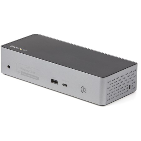 StarTech.com Docking Station USB C - Quad Monitor DisplayPort/HDMI 4K 60Hz - Dock USB Type C Multi HDMI/DP, Power Delivery 100W