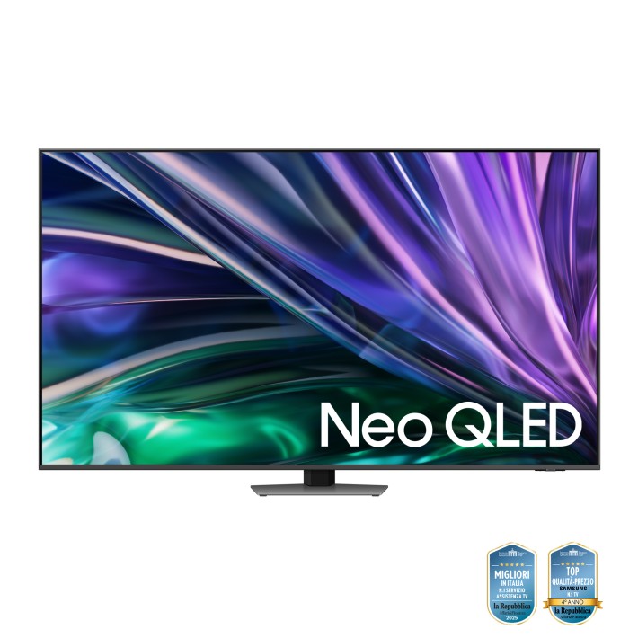 Samsung Smart TV 65” QE65QN85DBTXZT Neo QLED 4K Mini LED Carbon Silver 2024, Processore NQ4 AI GEN2, Tecnologia Quantum Matrix, 