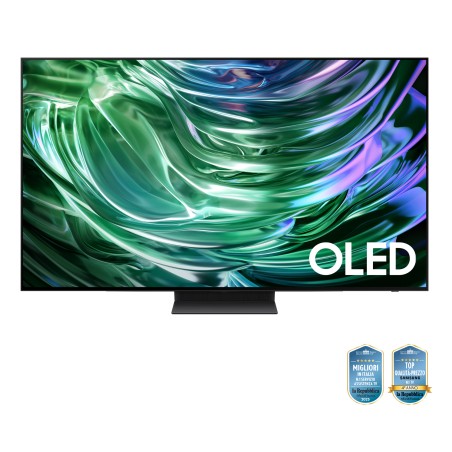 Samsung TV OLED 4K 77” QE77S90DAEXZT Smart TV Wi-Fi Graphite Black 2024, Processore NQ4 AI GEN2, Self-illuminating pixels, L