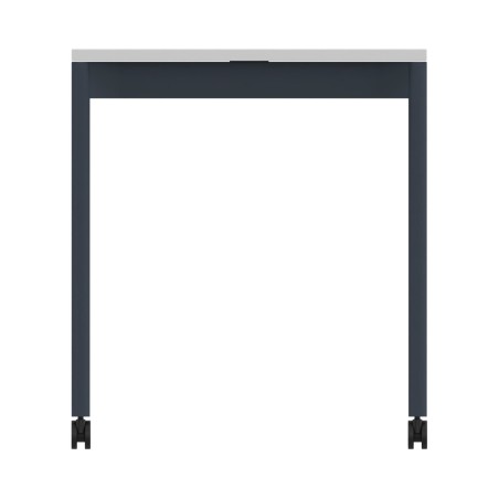 Tavolo Tiglio Stile in Melaminico con Ruote - Dimensioni 183,9 x 67,8 x 76,2 cm - Colore Piano Bianco - Colore Struttura Blu