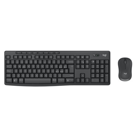 Logitech MK370 Combo for Business, Tastiera e Mouse Wireless Full-Size, ricevitore USB Logi Bolt Sicuro, Bluetooth,