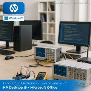 Laboratorio di Informatica - Elettronica - Telecomunicazioni Desktop Pc HP I5 - Microsoft Office