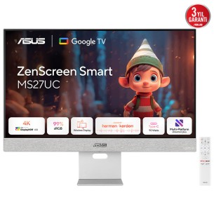 ASUS ZenScreen Smart Monitor MS27UC Monitor PC 68,6 cm (27") 3840 x 2160 Pixel 4K Ultra HD LCD Grigio
