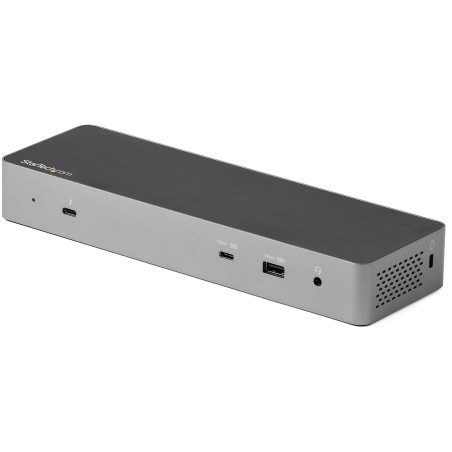 StarTech.com Dock Thunderbolt 3 compatibile con USB-C - Doppio monitor DisplayPort 1.4 4K 60Hz o doppio display HDMI - Laptop