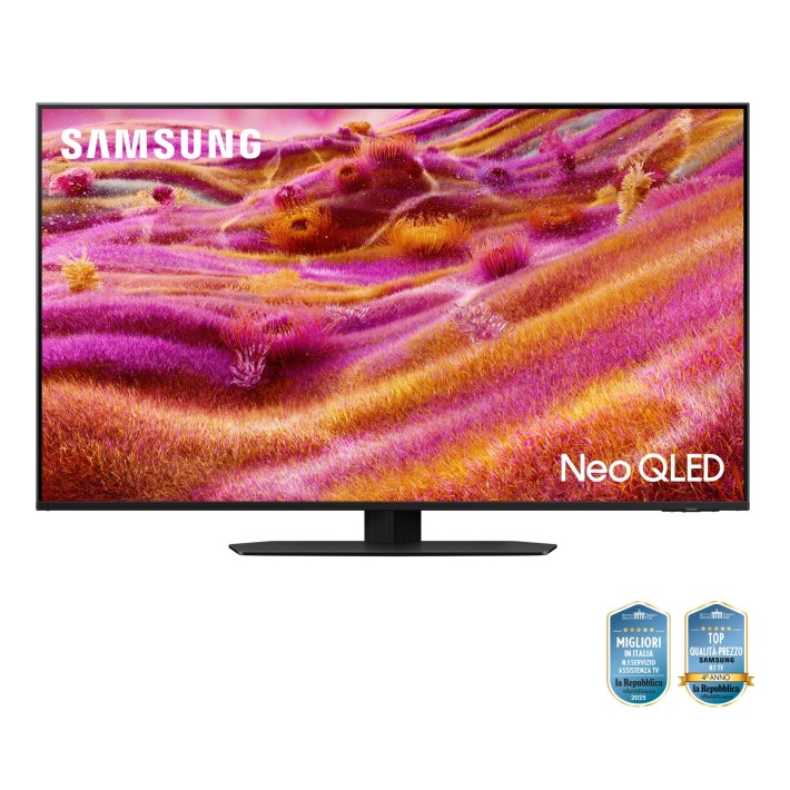 Samsung Neo QLED AI TV 43" QE43QN90FATXZT 4K Mini LED, Processore NQ4 AI Gen3, 4K AI Upscaling Pro, Motion Xcelerator 165Hz,