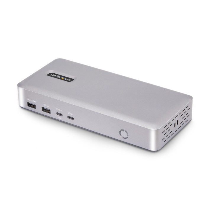 StarTech.com Docking Station USB4 per Doppio Monitor, due HDMI 4K 120Hz o singolo HDMI 8K60Hz, ricarica laptop 100W, 2,5 Gb,