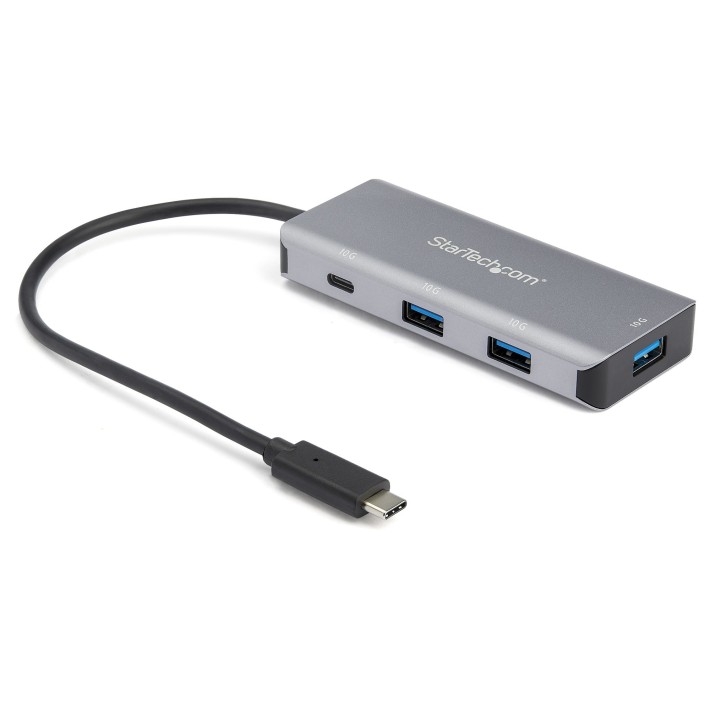 StarTech.com Hub USB C a 4 porte con 3x USB A e 1x USB C - Hub USB SuperSpeed 10Gbps USB Type-C 3.2 Gen 2 - Alimentato tramite
