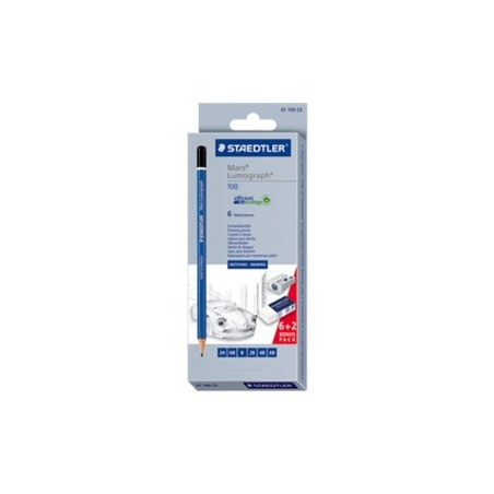 Staedtler Mars Lumograph 100 Multi 6 pz