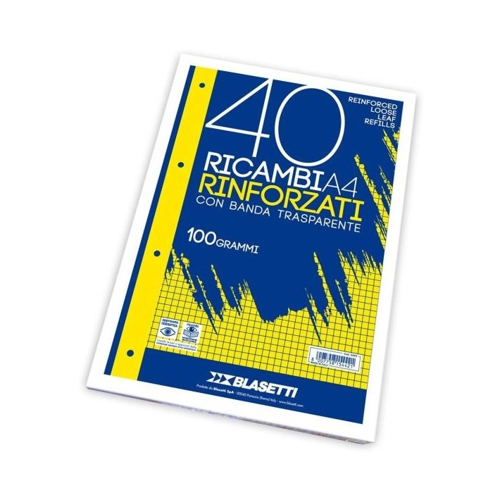 Blasetti 5445 carta milllimetrata A4 100 g/m² 40 fogli