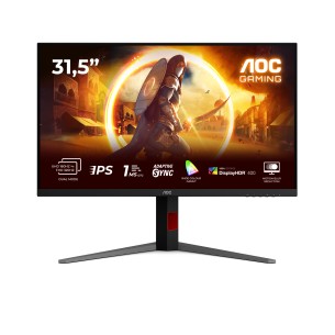 AOC G4 U32G4U Monitor PC 80 cm (31.5") 3840 x 2160 Pixel 4K Ultra HD Nero, Rosso