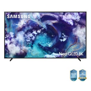 Samsung Neo QLED AI TV 65" QE65QN900FTXZT 8K Mini LED, Processore NQ8 AI Gen2, 8K AI Upscaling, Glare Free, Neo Quantum HDR 8K