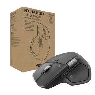 Logitech MX Master 4 for Business mouse Ufficio Mano destra RF senza fili + Bluetooth 8000 DPI