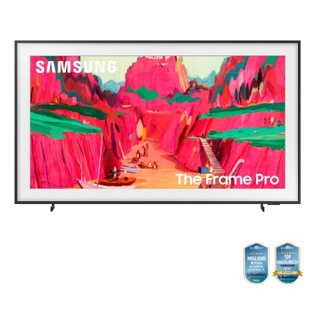 Samsung The Frame Pro AI TV 65" QE65LS03FWUXZT 4K, Processore NQ4 AI Gen3, 4K AI Upscaling, Art Mode, Matte Display, Neo