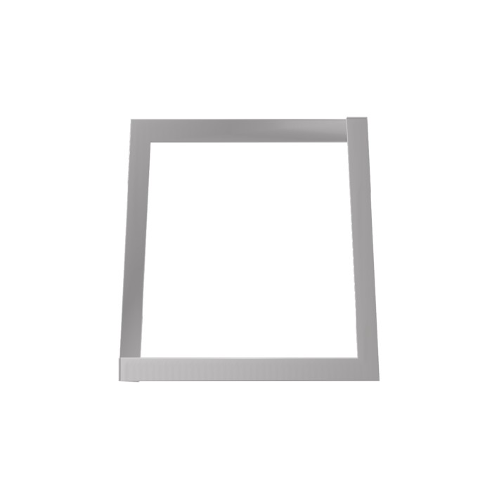 Panca da Esterno Modello Radura Essenza - Dimensioni 120 x 50 x 45 cm - In Metallo e Impilabili - Colore Bianco