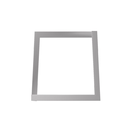 Panca da Esterno Modello Radura Essenza - Dimensioni 120 x 50 x 45 cm - In Metallo e Impilabili - Colore Bianco