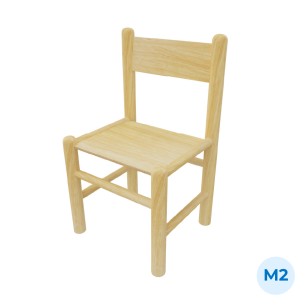 Sedia Bebe Finitura Legno - Altezza Seduta 31 Cm - Colore Scocca e Gambe Legno