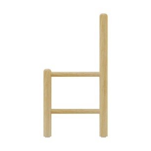 Sedia Bebe Finitura Legno - Altezza Seduta 31 Cm - Colore Scocca e Gambe Legno 2