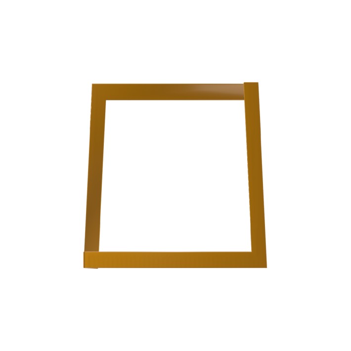 Panca da Esterno Modello Radura Essenza - Dimensioni 180 x 50 x 45 cm - In Metallo e Impilabili - Colore Giallo