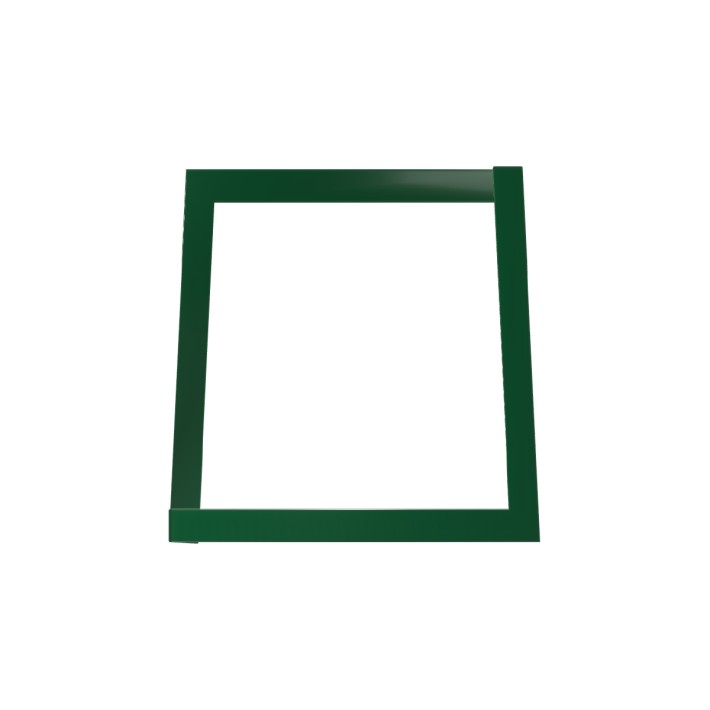 Panca da Esterno Modello Radura Essenza - Dimensioni 180 x 50 x 45 cm - In Metallo e Impilabili - Colore Verde