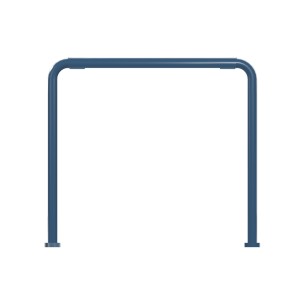 Panca da Esterno Modello Radura Essenza School 015 - Dimensioni 41x32x36 cm - In Metallo e Impilabili - Colore Azzurro 2