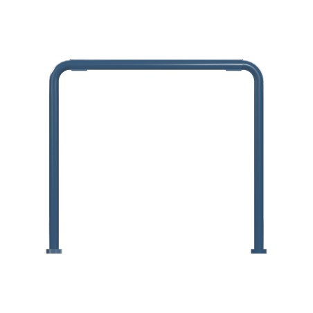 Panca da Esterno Modello Radura Essenza School 015 - Dimensioni 41x32x36 cm - In Metallo e Impilabili - Colore Azzurro