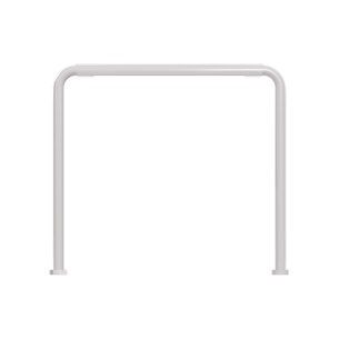 Panca da Esterno Modello Radura Essenza School 015 - Dimensioni 41x32x36 cm - In Metallo e Impilabili - Colore Bianco 2