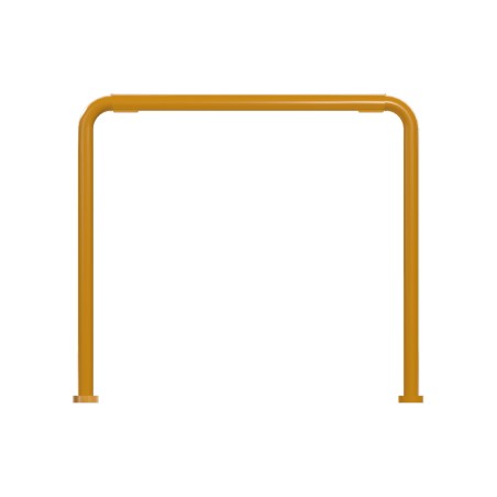 Panca da Esterno Modello Radura Essenza School 015 - Dimensioni 41x32x36 cm - In Metallo e Impilabili - Colore Giallo