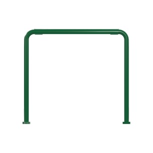 Panca da Esterno Modello Radura Essenza School 015 - Dimensioni 41x32x36 cm - In Metallo e Impilabili - Colore Verde 2