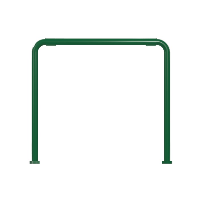 Panca da Esterno Modello Radura Essenza School 015 - Dimensioni 41x32x36 cm - In Metallo e Impilabili - Colore Verde