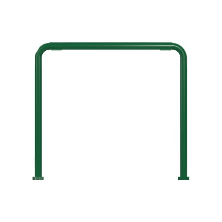 Panca da Esterno Modello Radura Essenza School 015 - Dimensioni 41x32x36 cm - In Metallo e Impilabili - Colore Verde