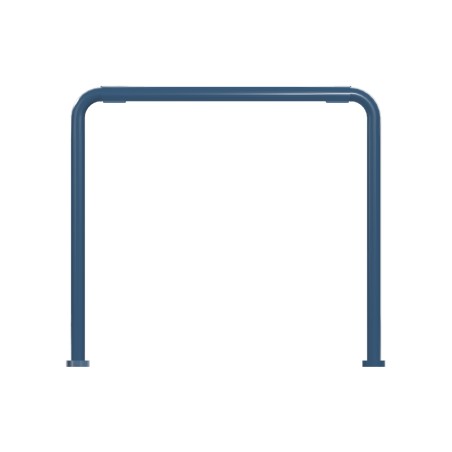 Panca da Esterno Modello Radura Essenza School 015 - Dimensioni 45x36x42 cm - In Metallo e Impilabili - Colore Azzurro