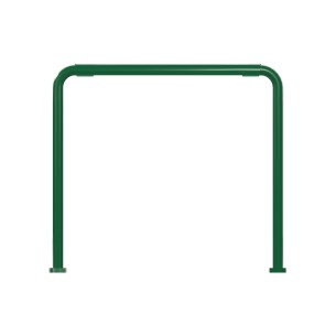 Panca da Esterno Modello Radura Essenza School 015 - Dimensioni 45x36x42 cm - In Metallo e Impilabili - Colore Verde 2