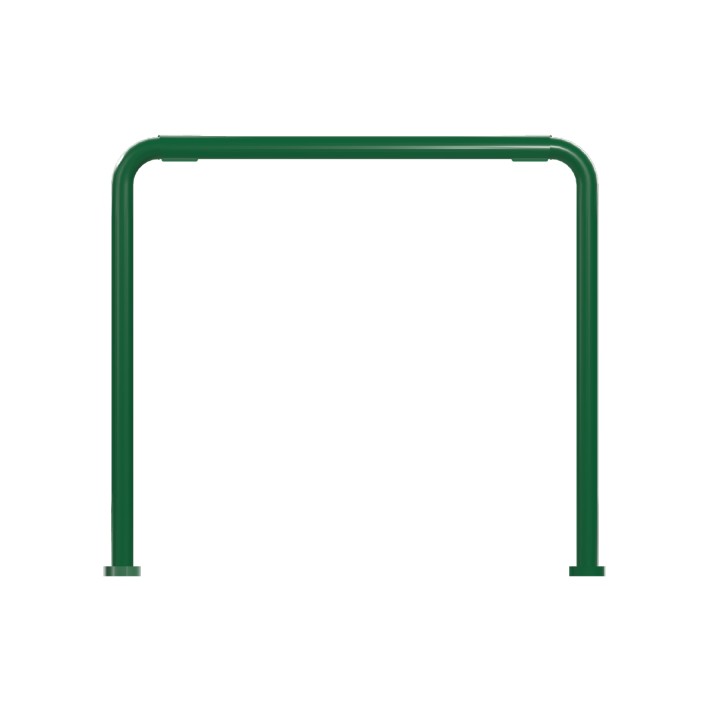 Panca da Esterno Modello Radura Essenza School 015 - Dimensioni 45x36x42 cm - In Metallo e Impilabili - Colore Verde