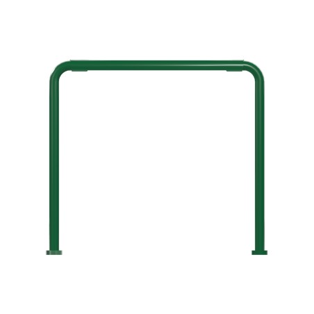 Panca da Esterno Modello Radura Essenza School 015 - Dimensioni 45x36x42 cm - In Metallo e Impilabili - Colore Verde