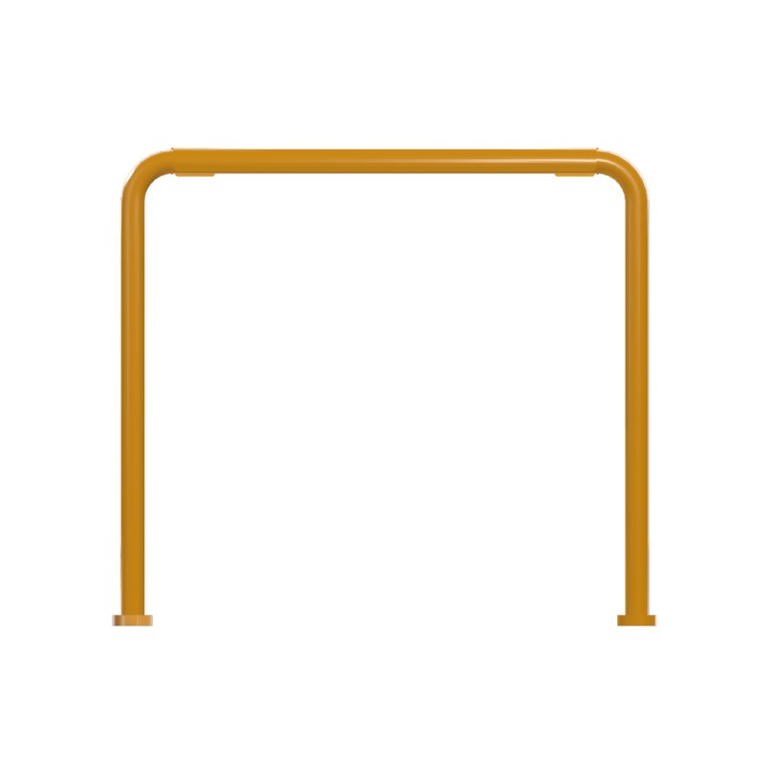 Panca da Esterno Modello Radura Essenza School 015 - Dimensioni 49x40x47 cm - In Metallo e Impilabili - Colore Giallo