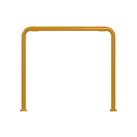 Panca da Esterno Modello Radura Essenza School 015 - Dimensioni 49x40x47 cm - In Metallo e Impilabili - Colore Giallo