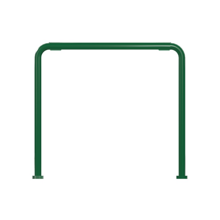Panca da Esterno Modello Radura Essenza School 015 - Dimensioni 49x40x47 cm - In Metallo e Impilabili - Colore Verde