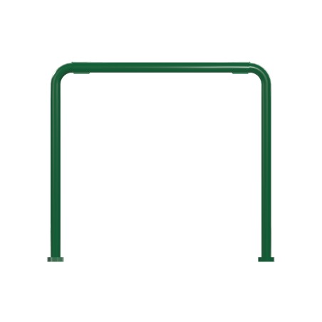 Panca da Esterno Modello Radura Essenza School 015 - Dimensioni 49x40x47 cm - In Metallo e Impilabili - Colore Verde