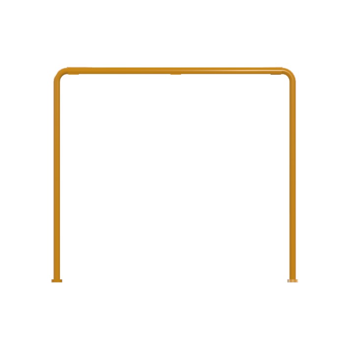 Tavolo da Esterno Modello Radura Essenza School 015 - Dimensioni 69 x 63 x 77 cm - In Metallo - Colore Giallo