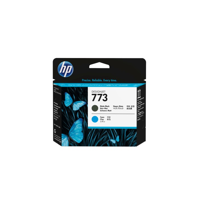 HP Testina di stampa nero opaco/ciano 773