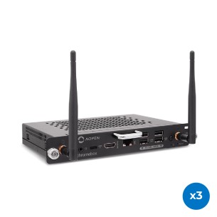 Kit comprensivo di 3 Ops Aopen (Celeron - Chrome Os) - con 3 Licenze CEU - 1 Google AI Pro 2