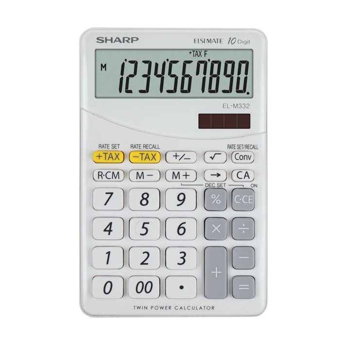 Sharp EL-M332 calcolatrice Desktop Calcolatrice finanziaria Bianco