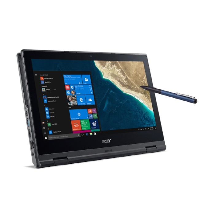 Notebook 11.6" FHD IPS Touch - Acer Spin TMB118 - Intel Celeron N4100 - 4GB Ram - 128 Ssd - Win 10 Pro - Aggiornabile Win 11
