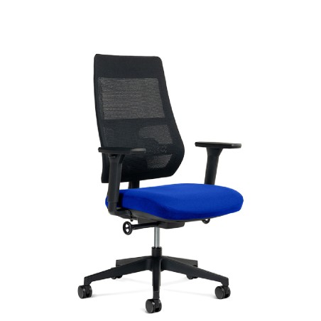 Sedia Operativa Modello 934M - Colore Nero/Blu
