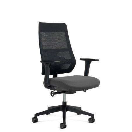 Sedia Operativa Modello 934M - Colore Nero/Grigio
