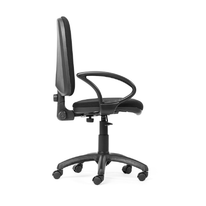 Sedia Operativa con Braccioli Modello 930+956 - Colore Nero